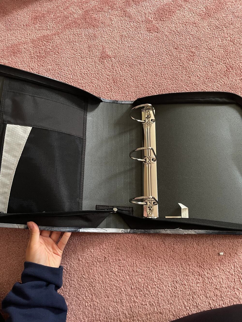 Mead Black 2” Ring Binder Zip Up with Pencil Case
